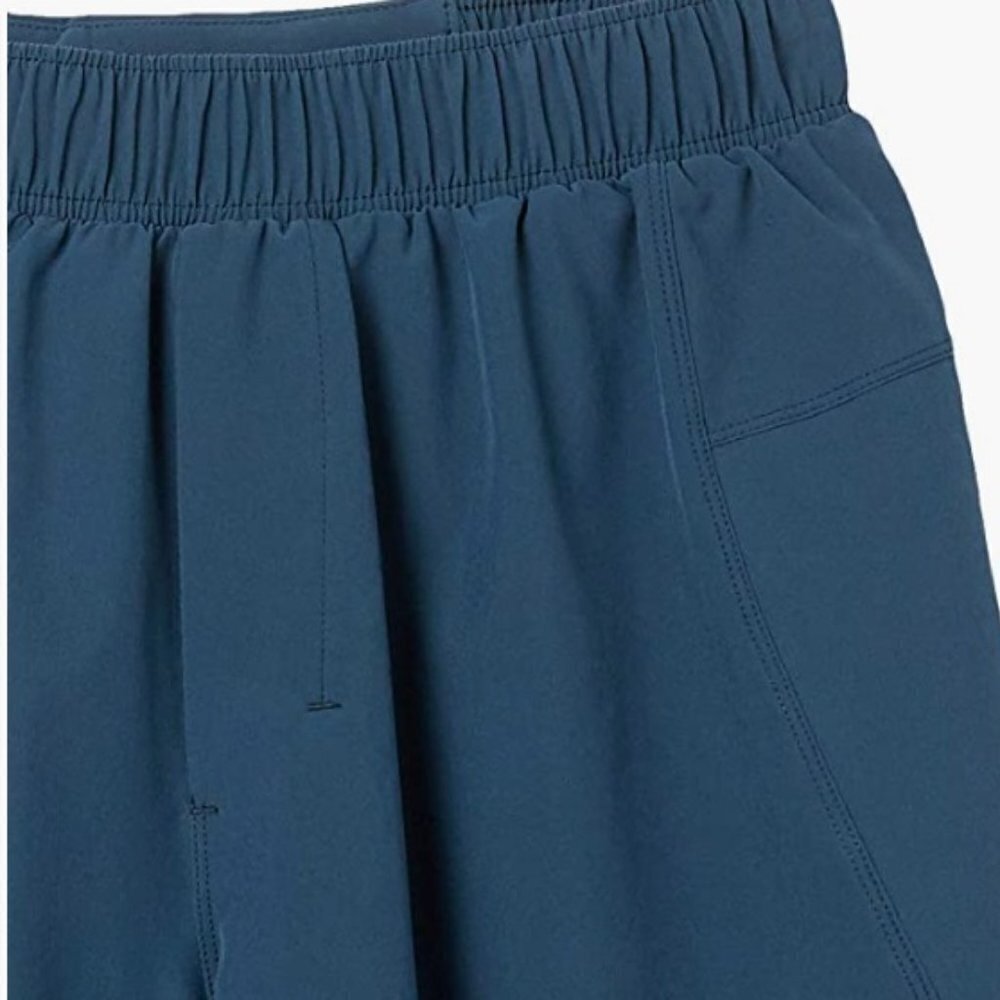 Peak Velocity Men's 5'' Run Short with Boxer Brief, Navy XXL - Picture 5 of 7